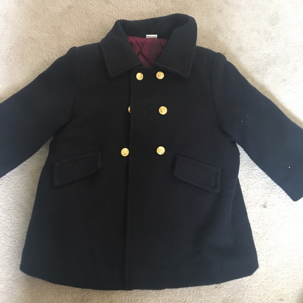 Child's Wool Coat Peacoat by Cute Togs